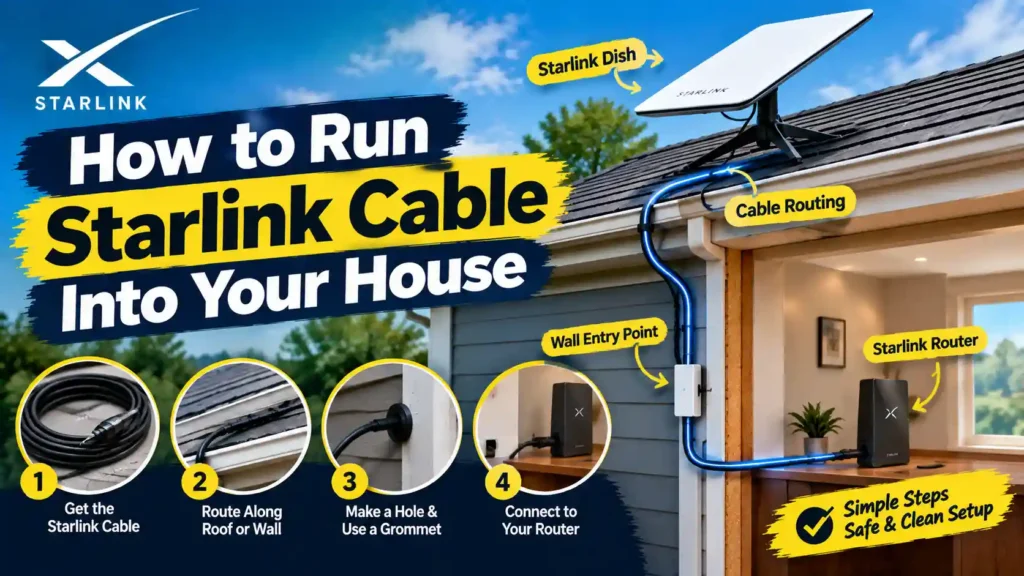 How to Run Starlink Cable Into Your House (2026 Guide)1