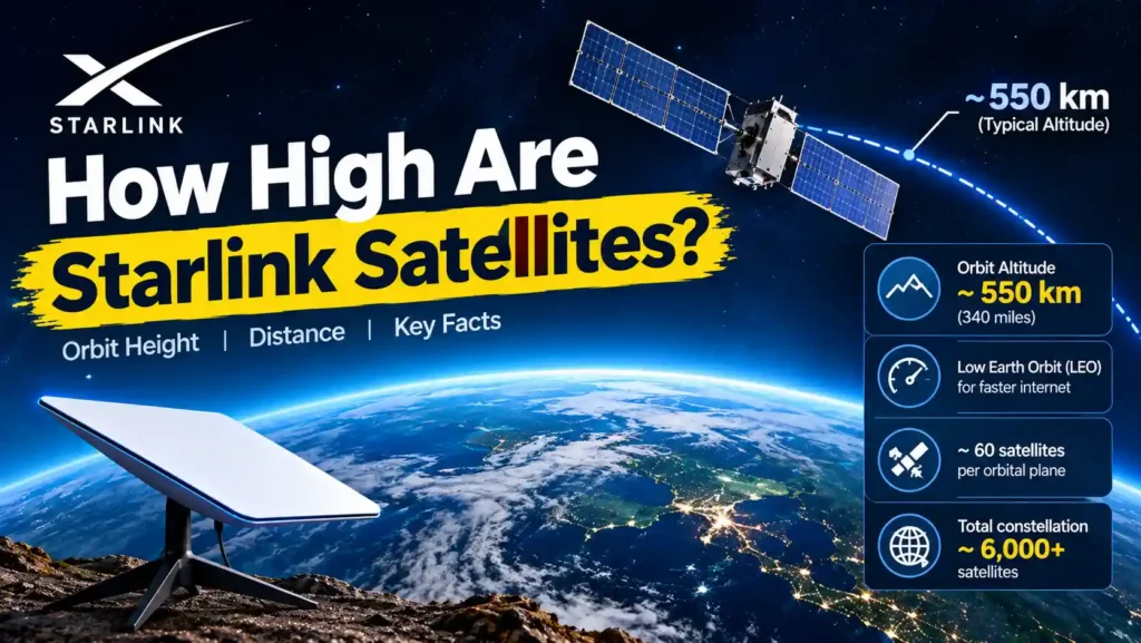 how high are starlink satellites _2026